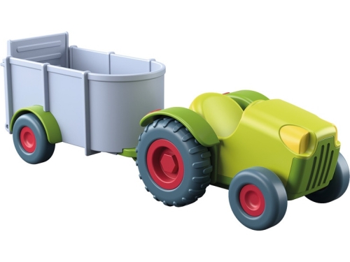 Haba Little Friends Tractor with Trailer